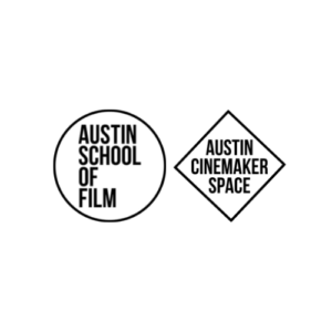 Motion Media Arts Center (Austin School of Film & Austin Cinemaker Space logos