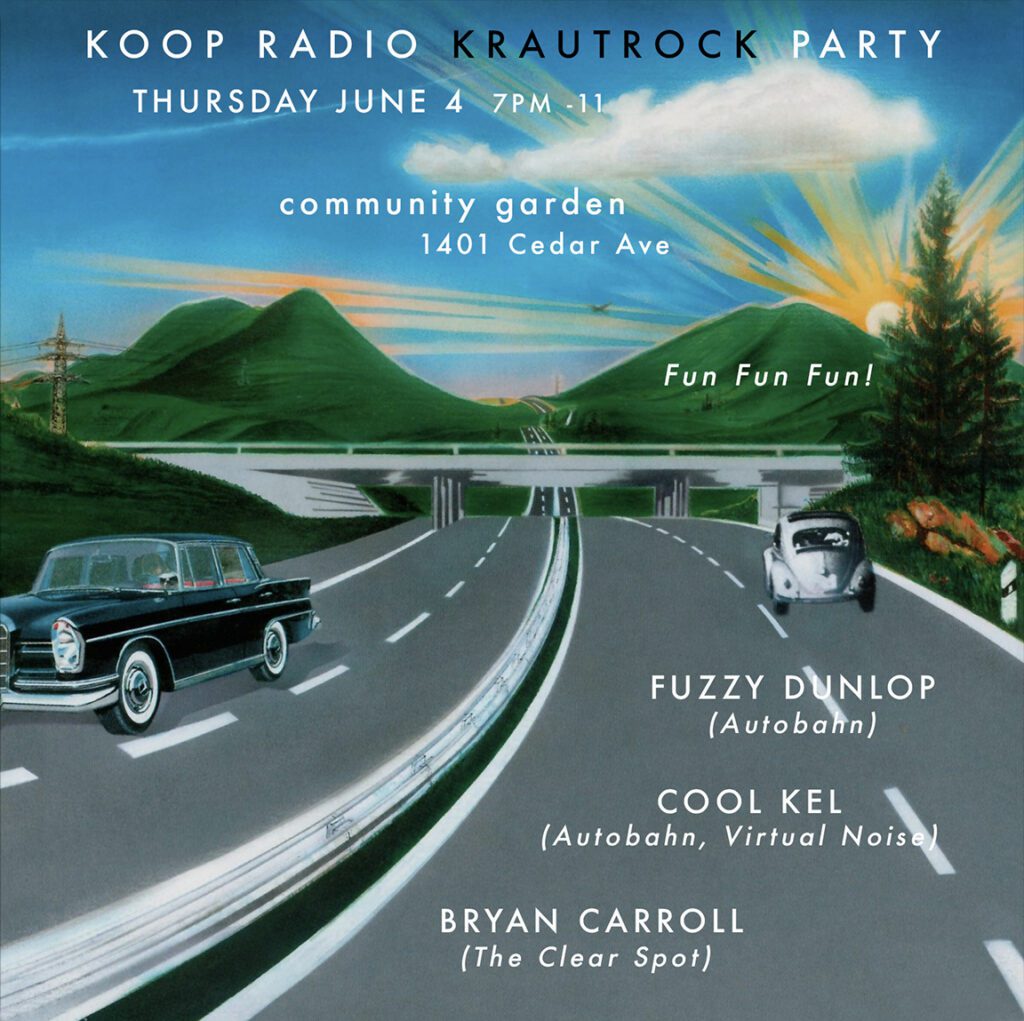 KOOP's Monthly DJ Night at community garden - KOOP Radio 91.7 FM