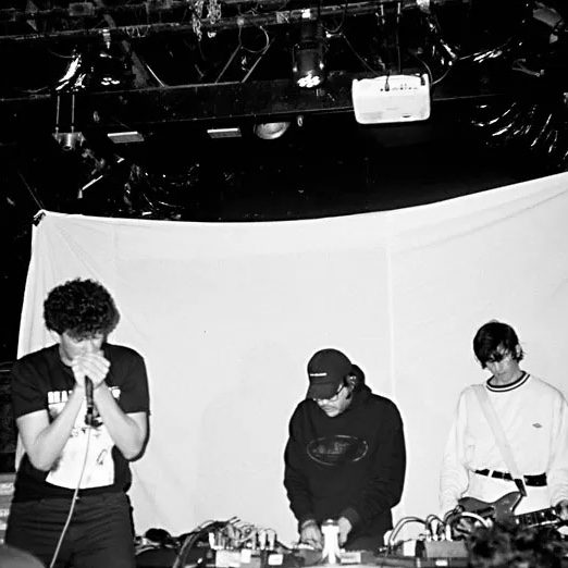 Industrial noise-trio Blank Hellscape live on Commercial Suicide - KOOP Radio 91.7 FM