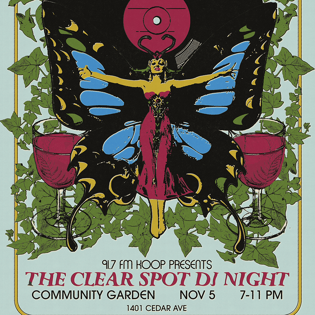 The Clear Spot Party Night - KOOP’s Monthly DJ Night at community garden — Music in community garden · Austin
