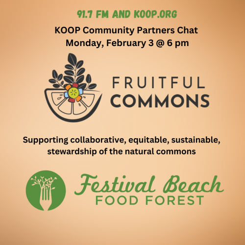 KOOP Community Partners Chat February 3 @ 6 pm - Nora Redfern